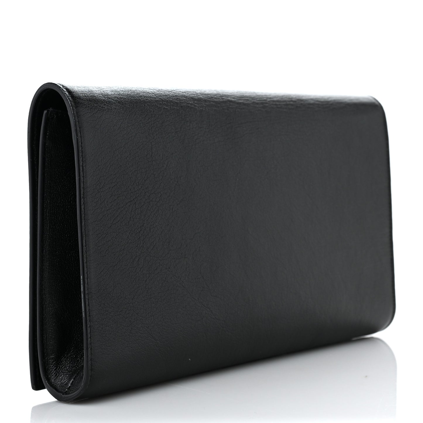 Calfskin Monogram Large Belle De Jour Clutch Black