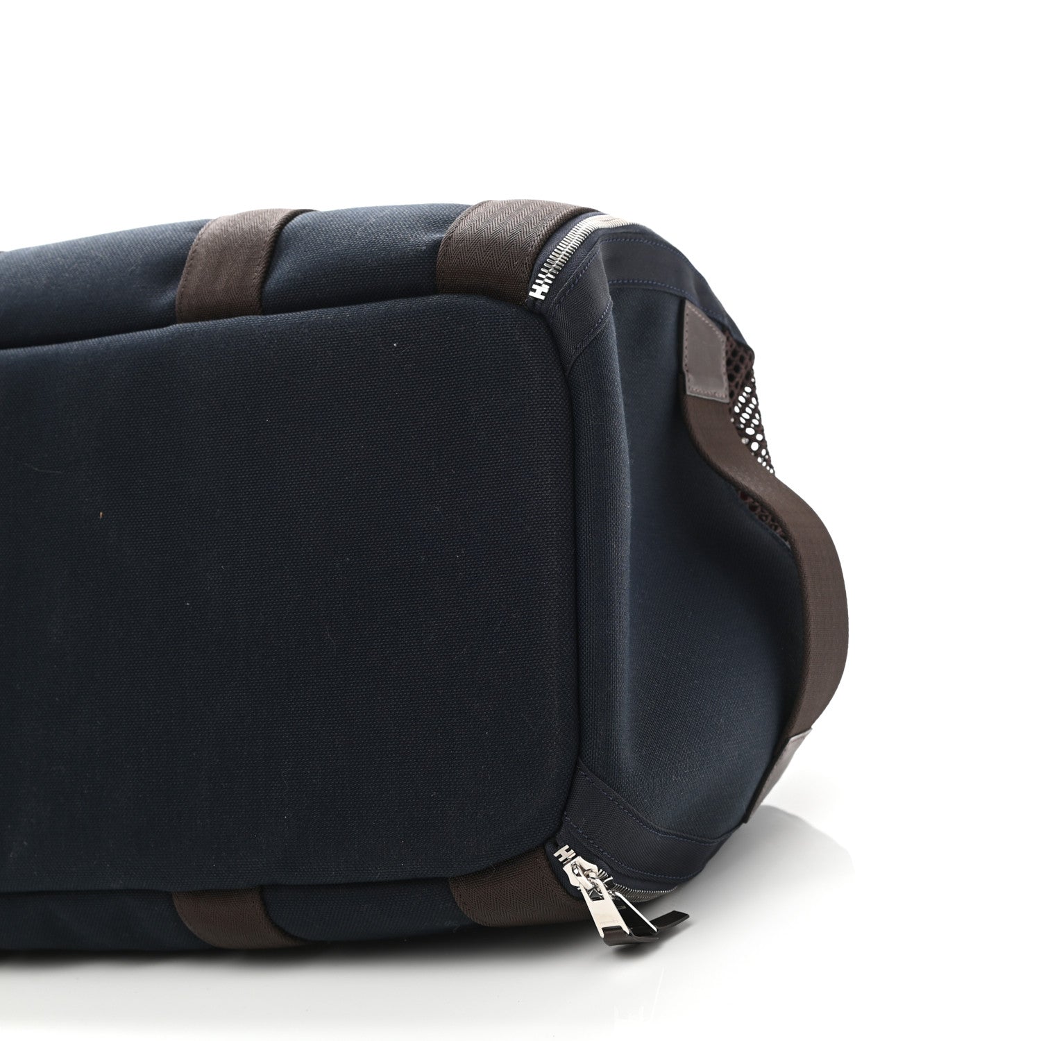 Hermes Fabric Carrying Dog Bag Navy 10 of 10