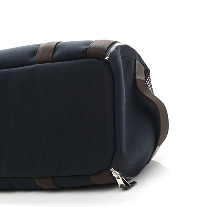 Hermes Fabric Carrying Dog Bag Navy 10 of 10
