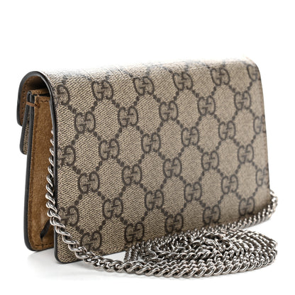 Gucci GG Supreme Monogram Super Mini Dionysus Shoulder Bag Taupe 3 of 10