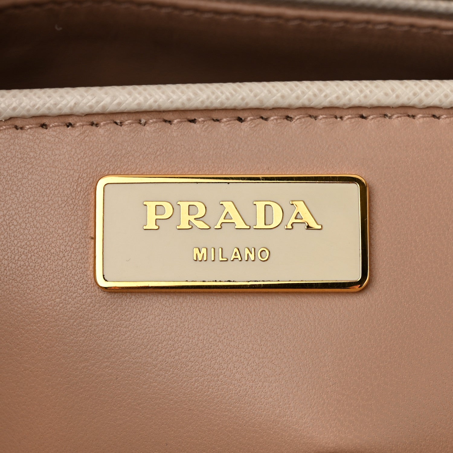 Prada Saffiano Lux Pattina Tote Talco 7 of 13