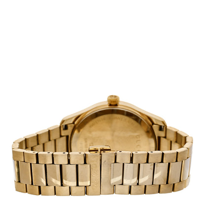 Gucci Stainless Steel 38mm G-Timeless Diamante Quartz Watch Gold 3 of 5