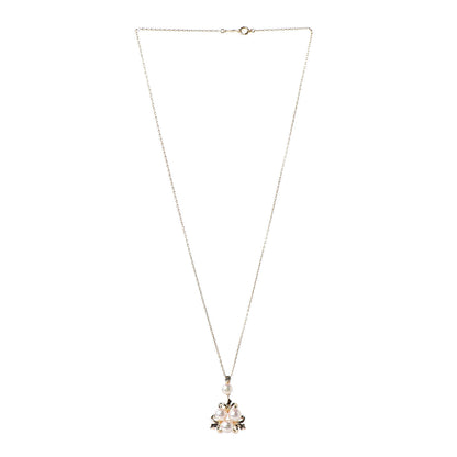 Mikimoto 14K Yellow Gold Akoya Pearl 5.5-7mm Pendant Necklace 3 of 7