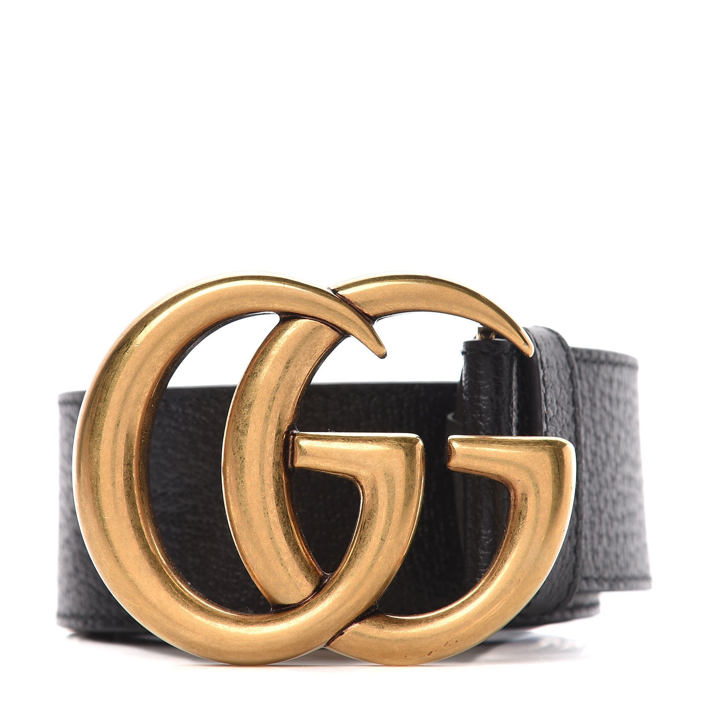 Textured Calfskin Double G 40mm Belt 85 34 Black