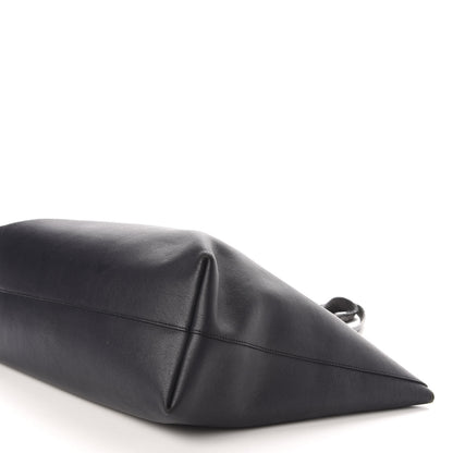 Saint Laurent Calfskin Large Shopping Tote Navy 8 of 20