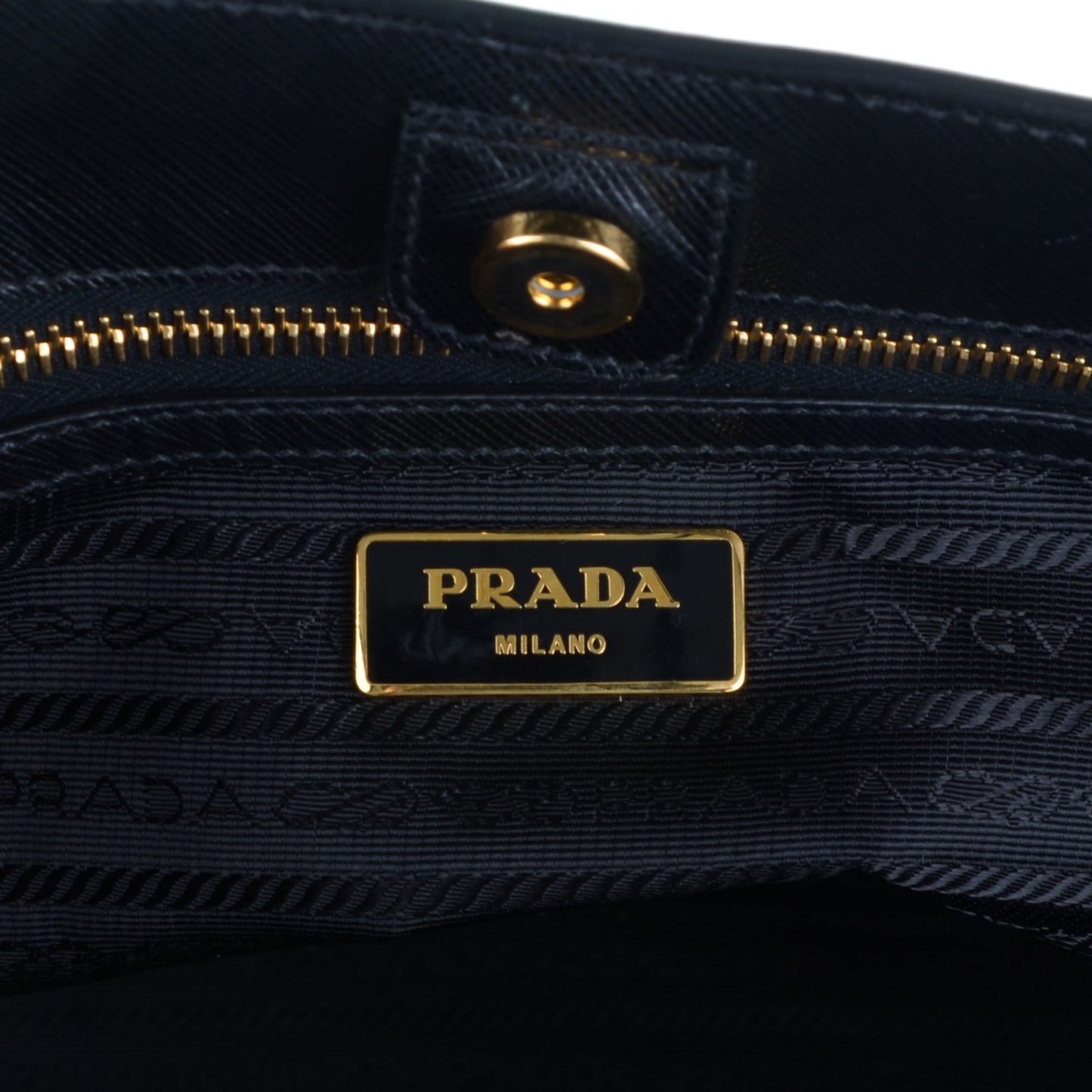 Saffiano Lux Large Tote Nero Black