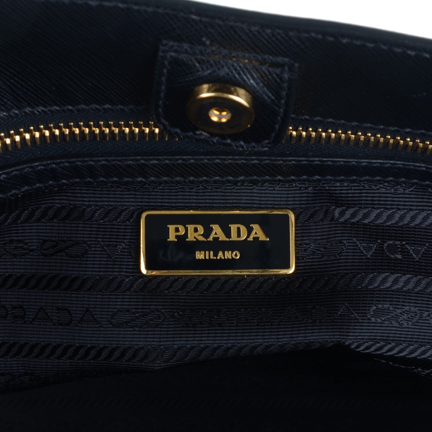 Prada Saffiano Lux Large Tote Nero Black 6 of 8