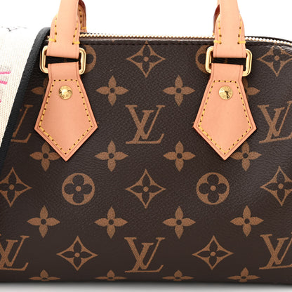 Louis Vuitton Monogram Speedy Bandouliere 20 Black 7 of 10