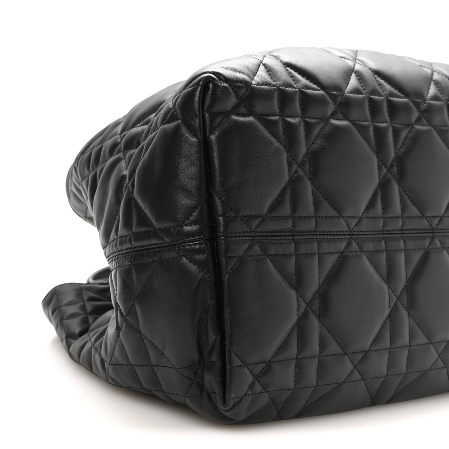 Calfskin Macrocannage Large Toujours Black