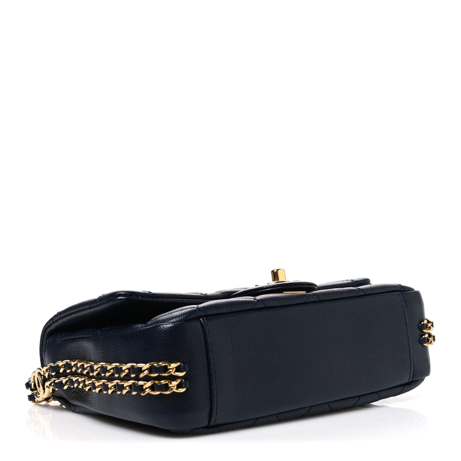 Chanel Caviar Quilted Mini CC You Flap Navy 4 of 10
