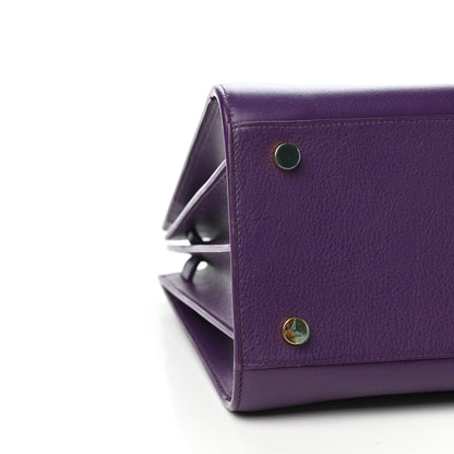 Saint Laurent Calfskin Small Sac De Jour Purple 7 of 9