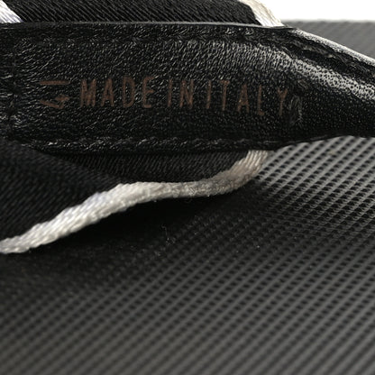 Givenchy Cotton Logo Thong Strap Sandals 41 Black White 7 of 7