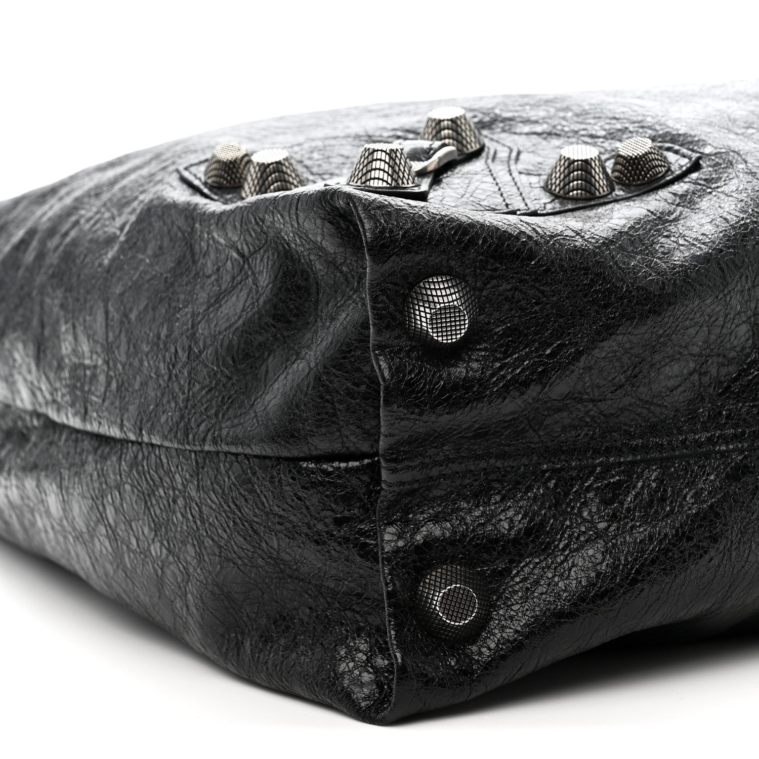 Balenciaga Agneau Arena Le Cagole Tote Black 9 of 10