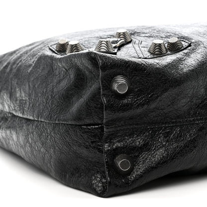 Balenciaga Agneau Arena Le Cagole Tote Black 9 of 10
