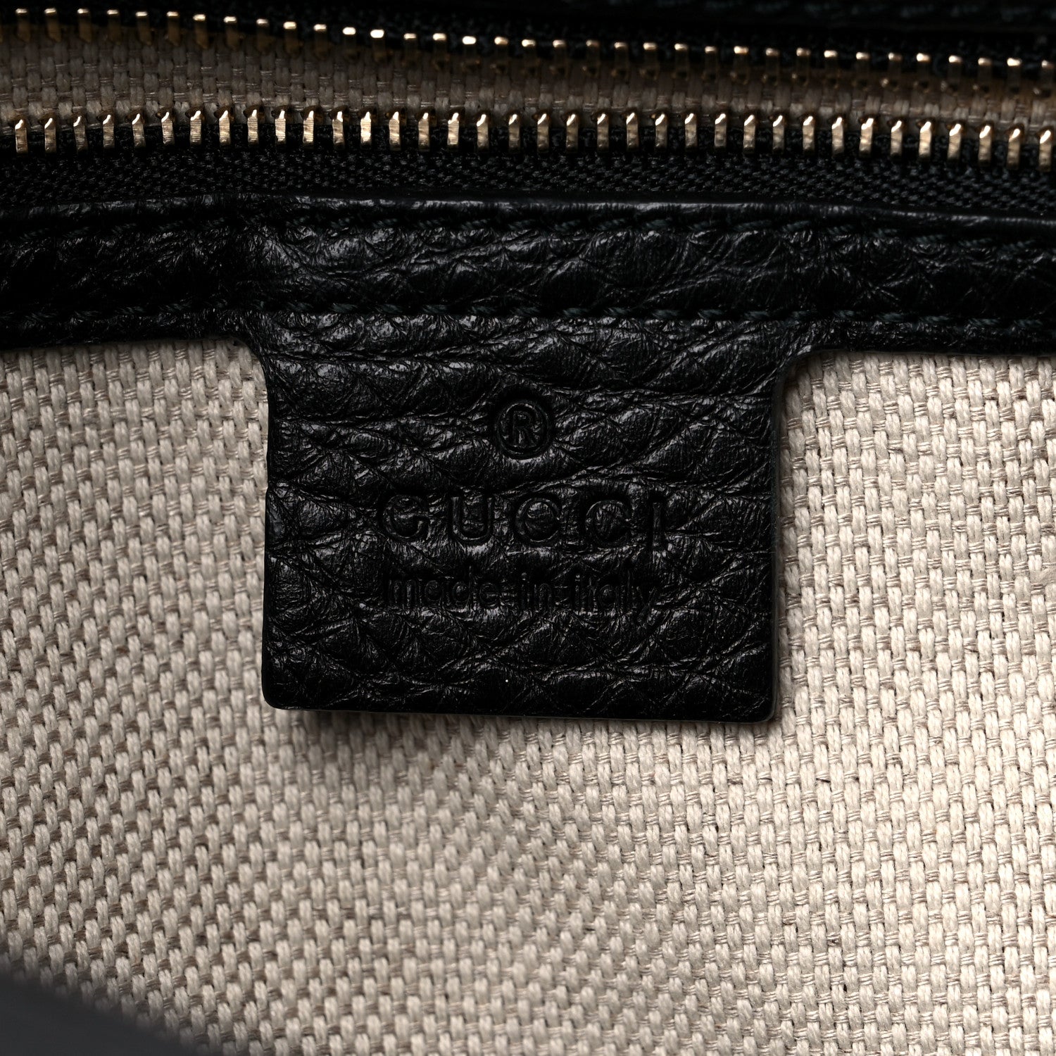 Gucci Pebbled Calfskin Soho Hobo Black 5 of 9