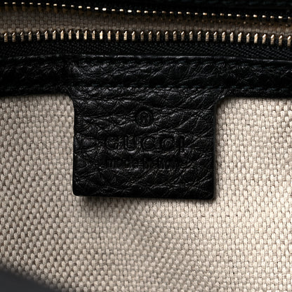 Gucci Pebbled Calfskin Soho Hobo Black 5 of 9
