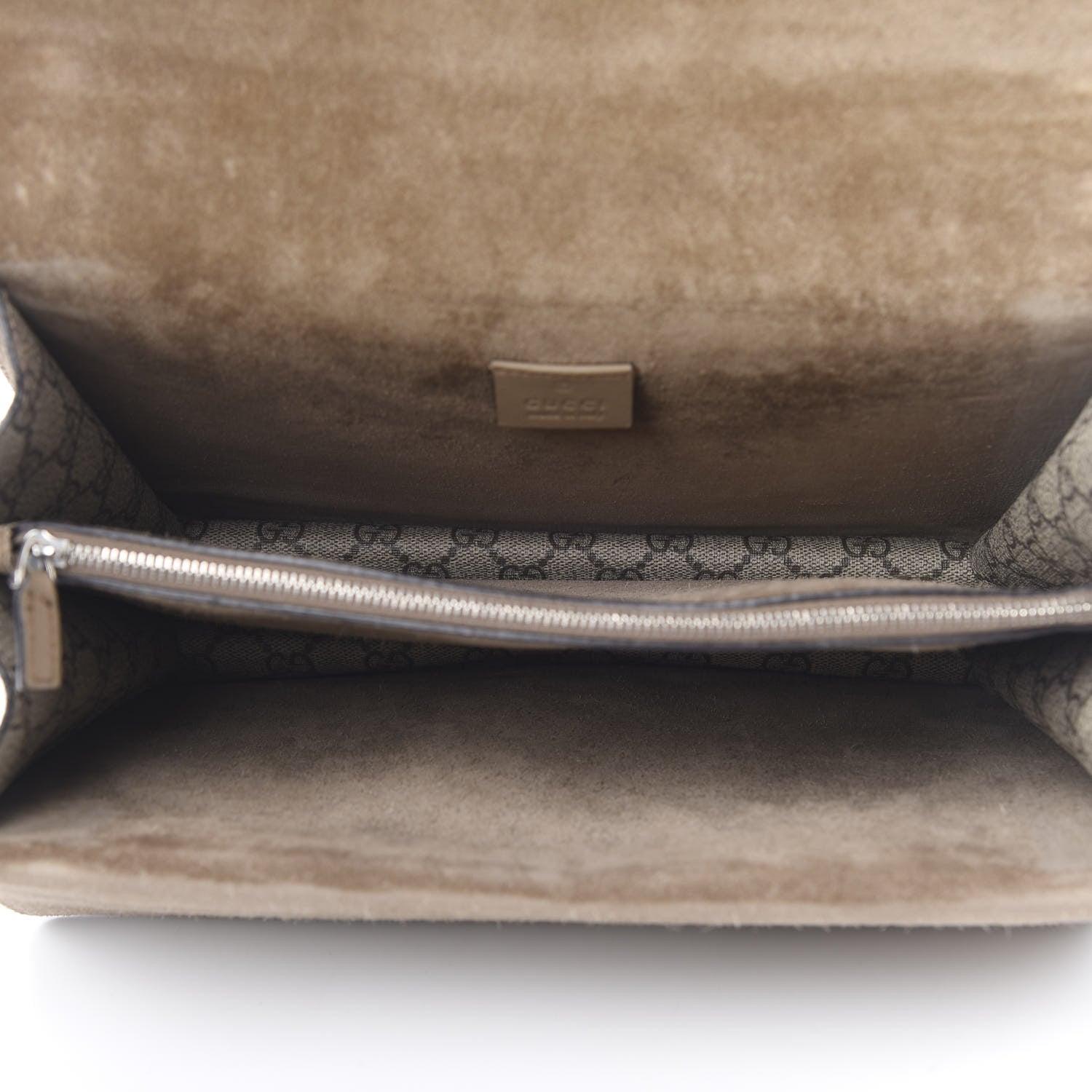 Gucci GG Supreme Monogram Medium Dionysus Shoulder Bag Taupe 5 of 15