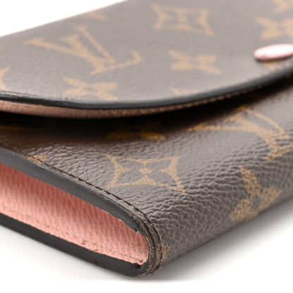 Louis Vuitton Monogram Emilie Wallet Rose Ballerine 9 of 10