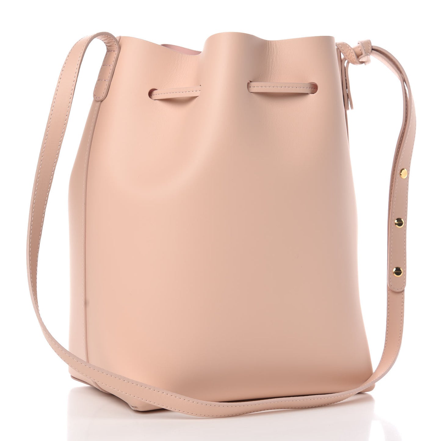 Calfskin Bucket Bag Rosa