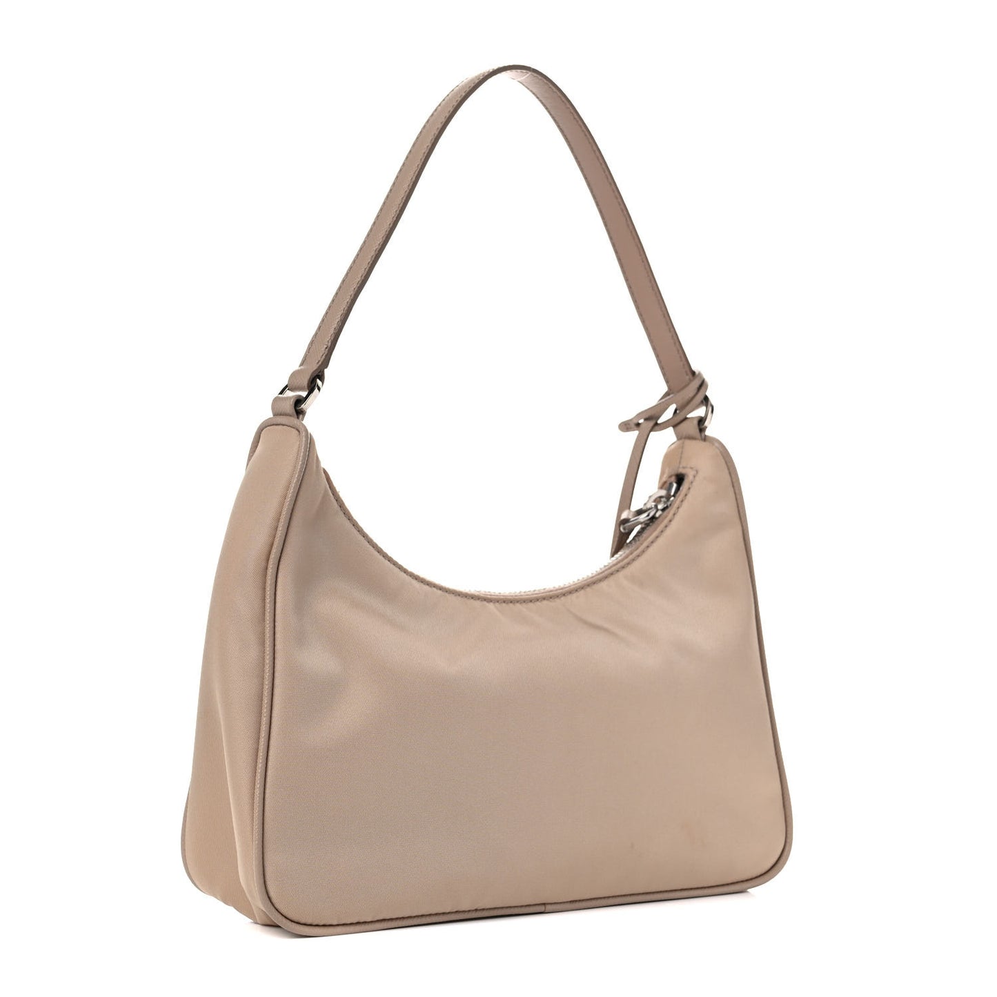 Re-Nylon Saffiano Mini Re-Edition 2005 Bag Cammeo