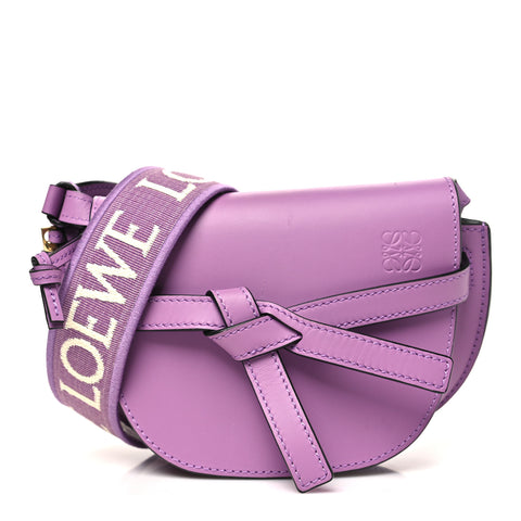 Calfskin Jacquard Mini Gate Dual Bag Guimauve