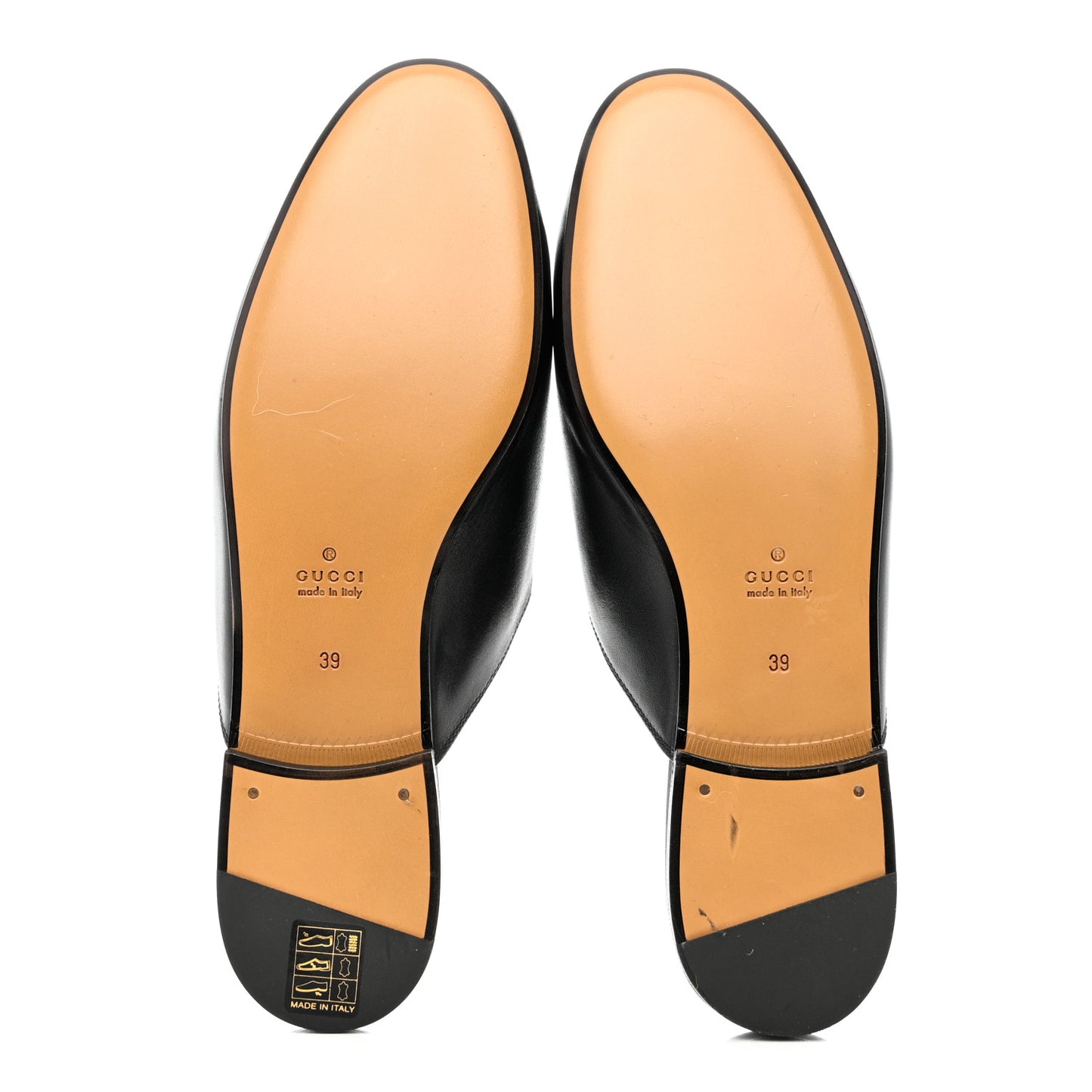 Calfskin Flower Embroidered Princetown Slippers 39 Black