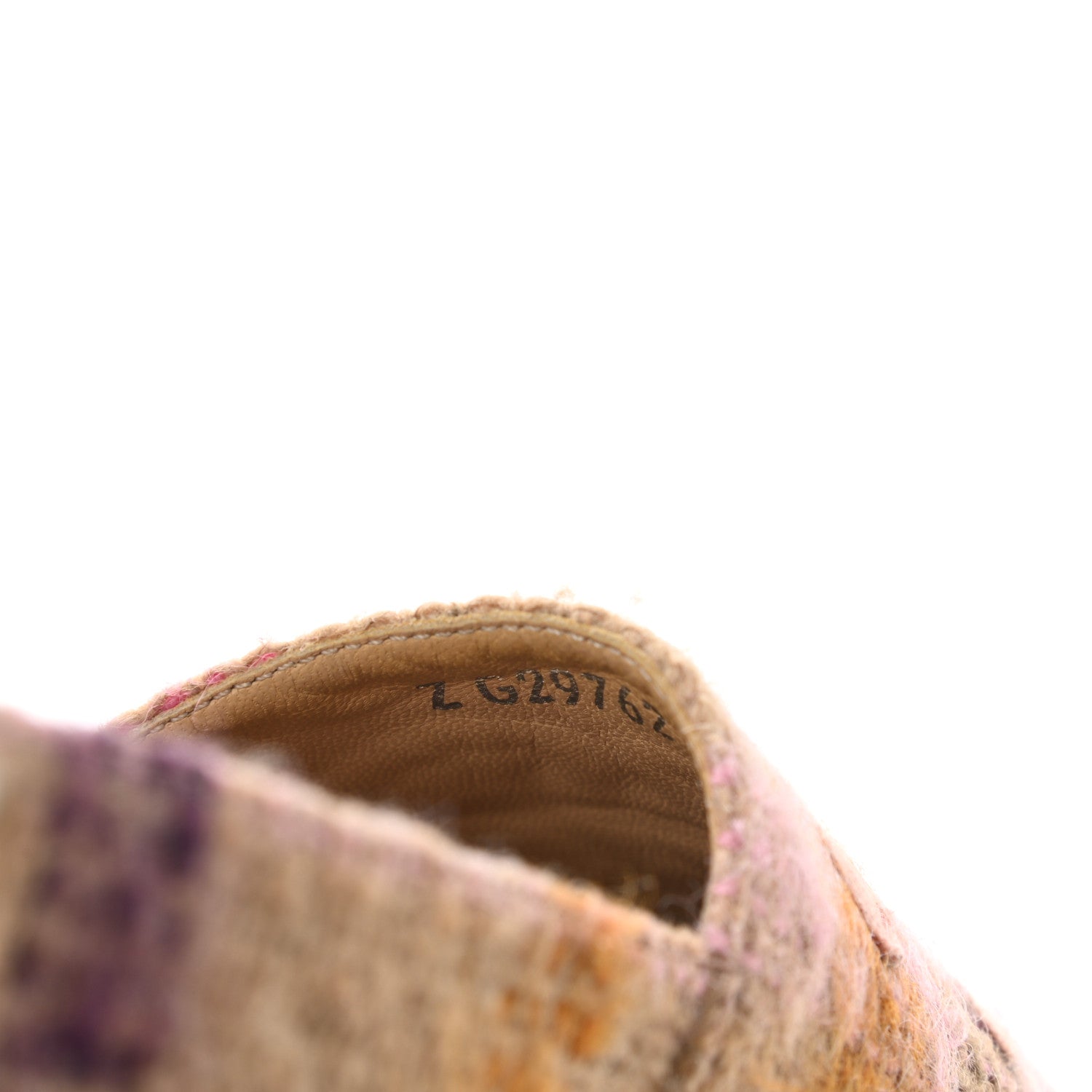 Chanel Tweed CC Espadrilles 37 Pink Multicolor 8 of 9