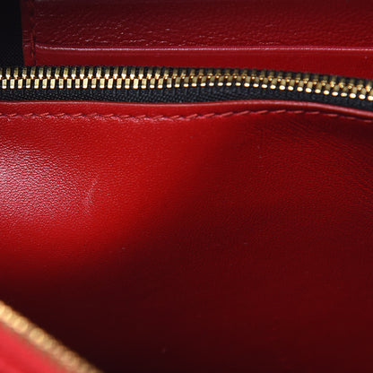 Balenciaga Velvet Logo Matelasse BB XS Reporter Bag Red 10 of 11