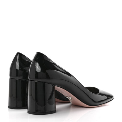 Prada Vernice 65mm Pumps 38 Black 4 of 8