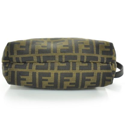 Fendi Zucca Cuoio Lucido Small Hobo Tobacco Moro 5 of 10