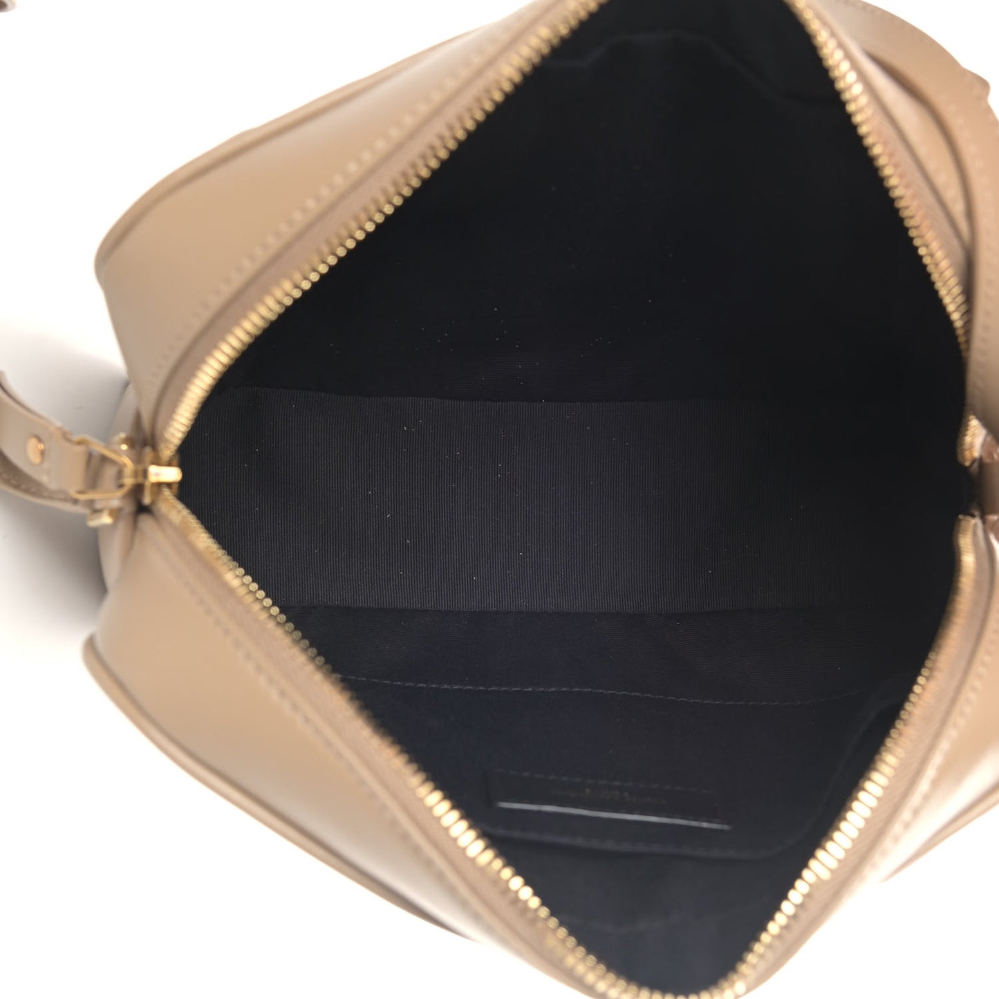 Calfskin Matelasse Monogram Lou Camera Bag Dark Beige