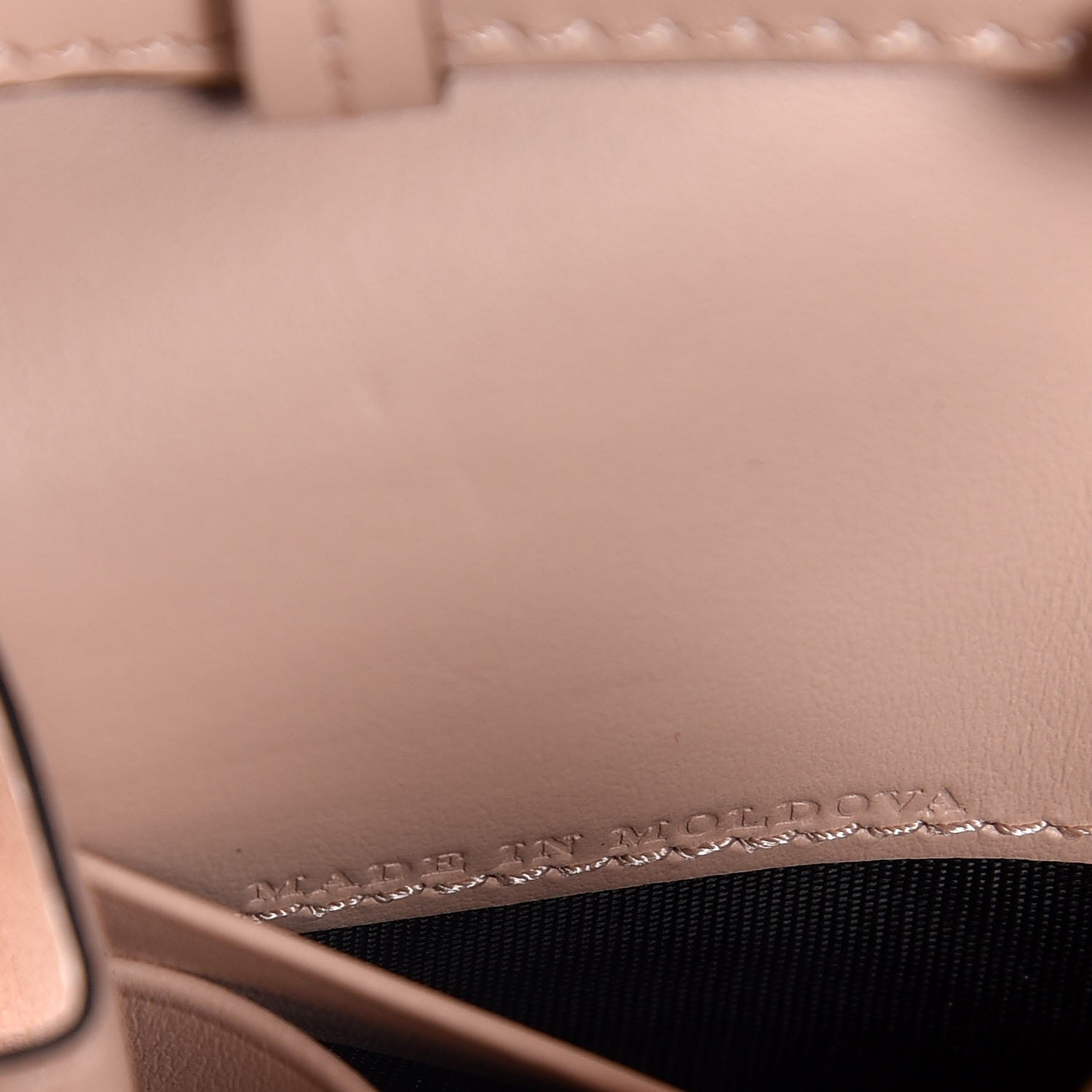 Burberry Calfskin Perforated Henley Wallet with Detachable Strap Pale Fawn Pink 7 of 8