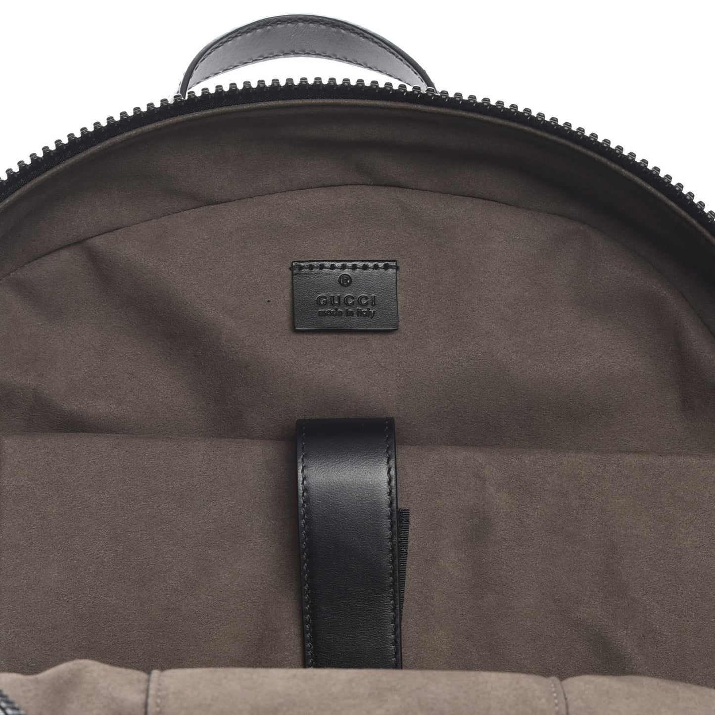 GG Supreme Monogram Medium Backpack Black