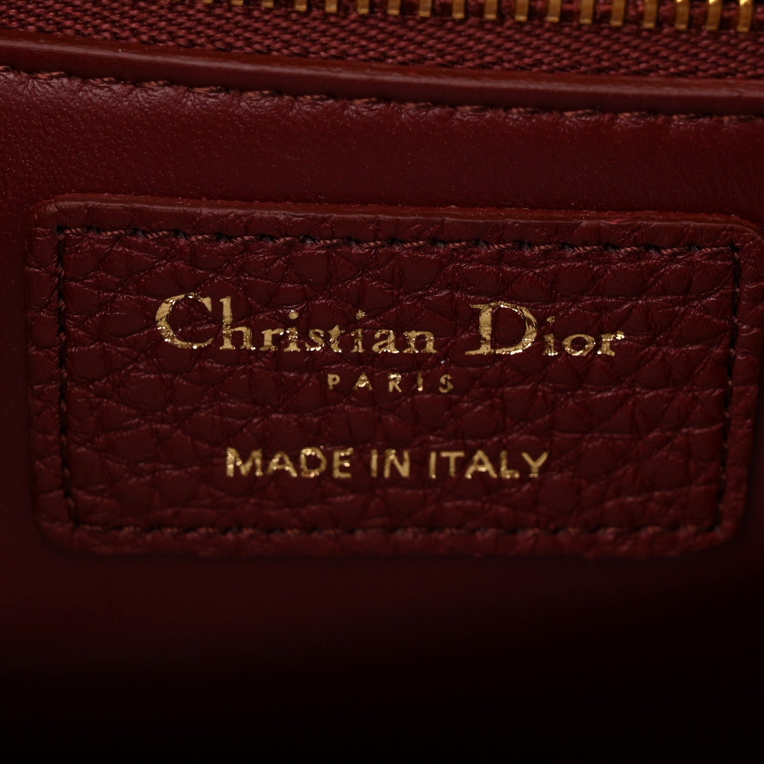 Christian Dior Grained Calfskin 30 Montaigne Flap Bag Red Brick 6 of 11