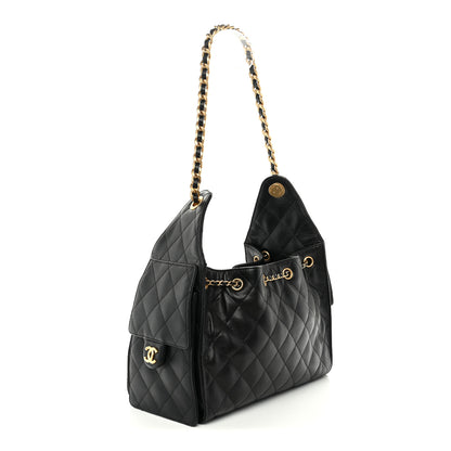 Chanel Caviar Quilted Small Chanel 25 Handbag Black 3 of 9