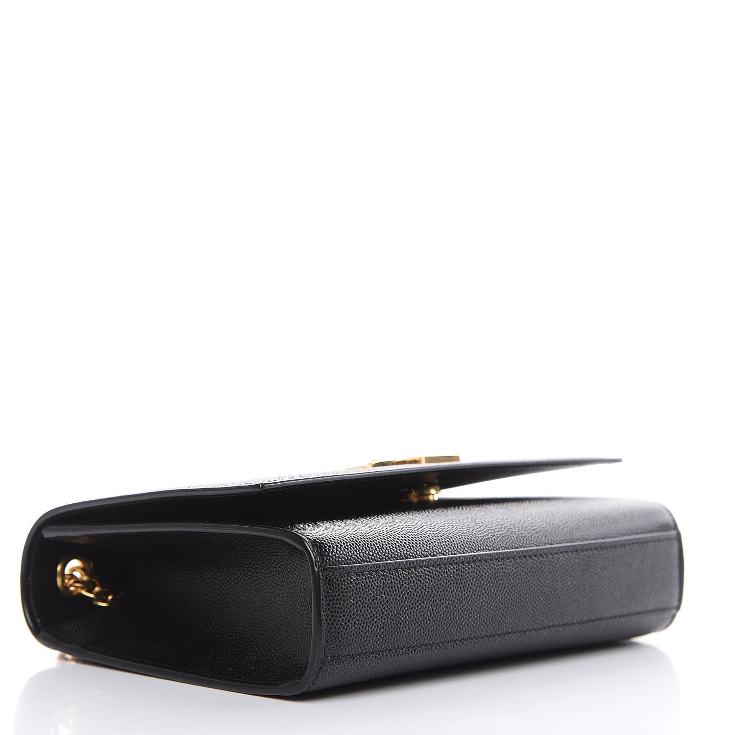 Saint Laurent Grain De Poudre Small Monogram Kate Satchel Black 4 of 9