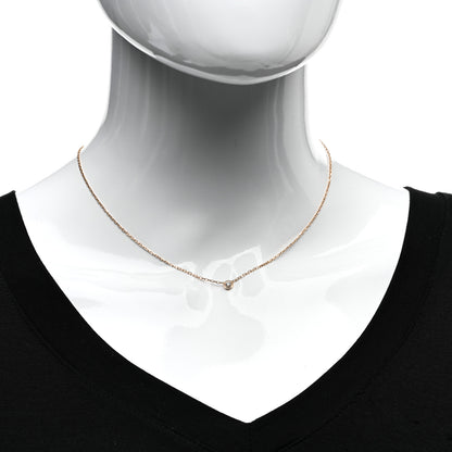 Cartier 18K Pink Gold Diamond SM D'Amour Pendant Necklace 2 of 5