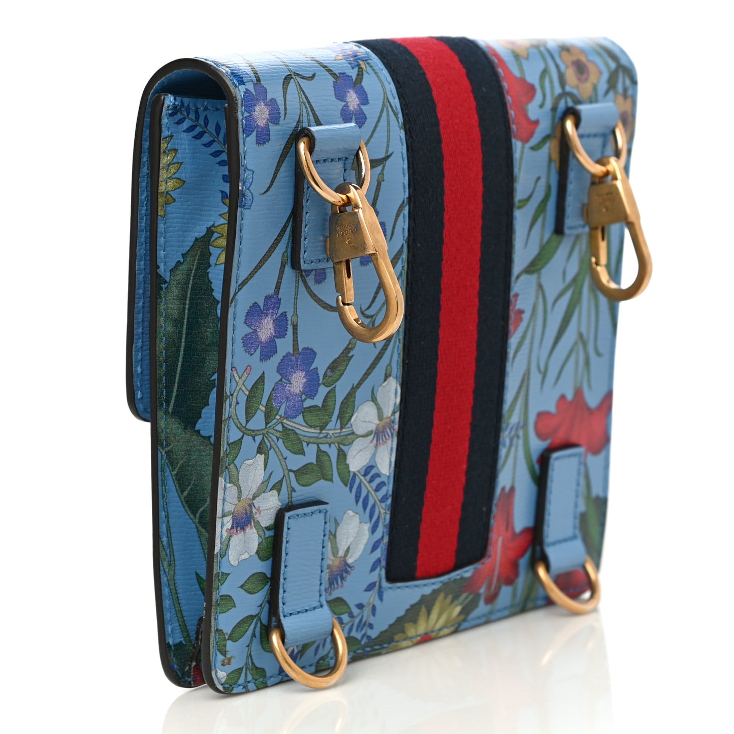 Calfskin Web New Flora Crystal Heart Totem Azure