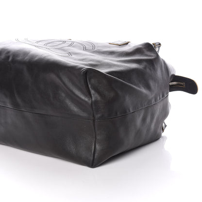 Chanel Calfskin CC Duffel Bag Black 15 of 17