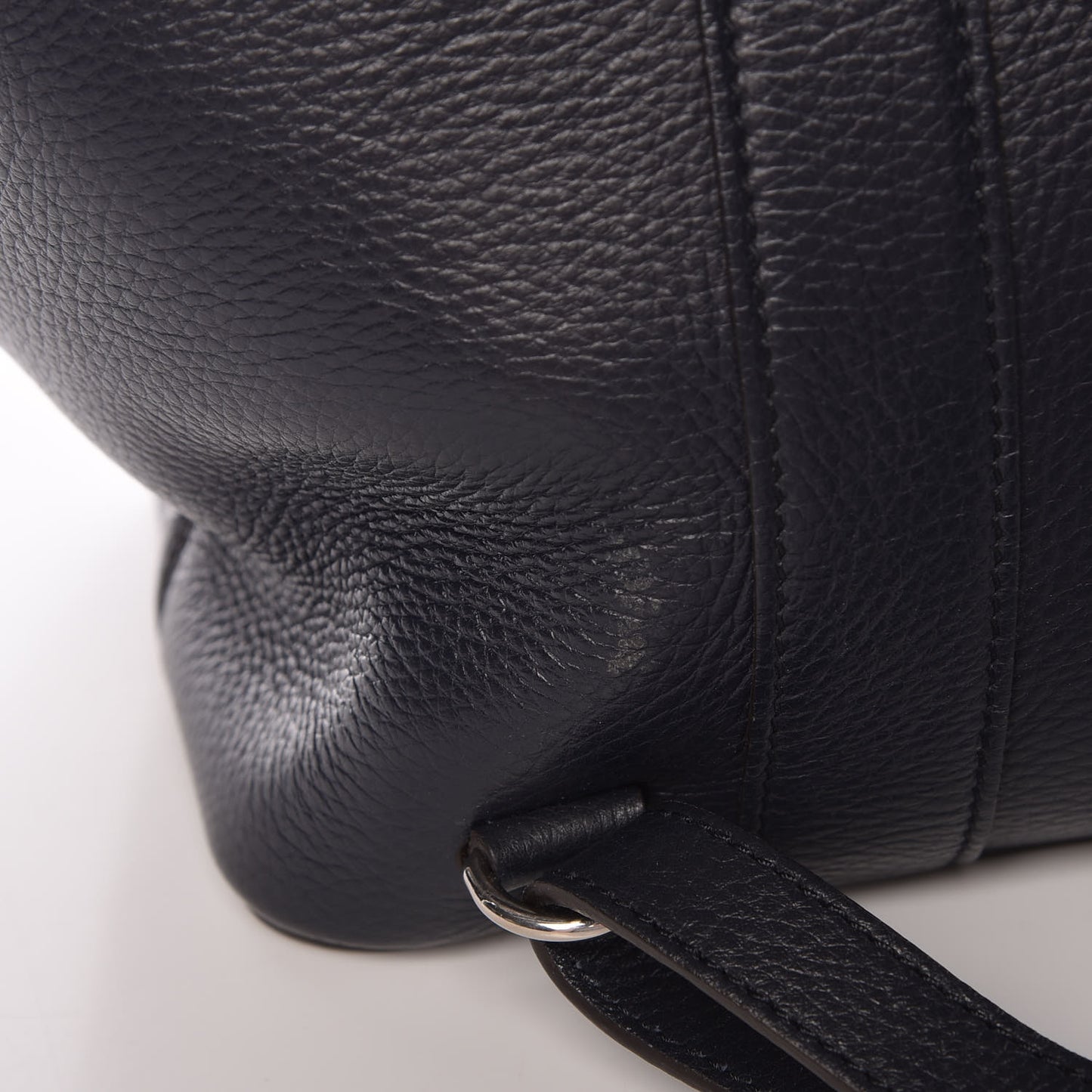 Classic Grain Calfskin Small Bayswater Backpack Midnight Blue