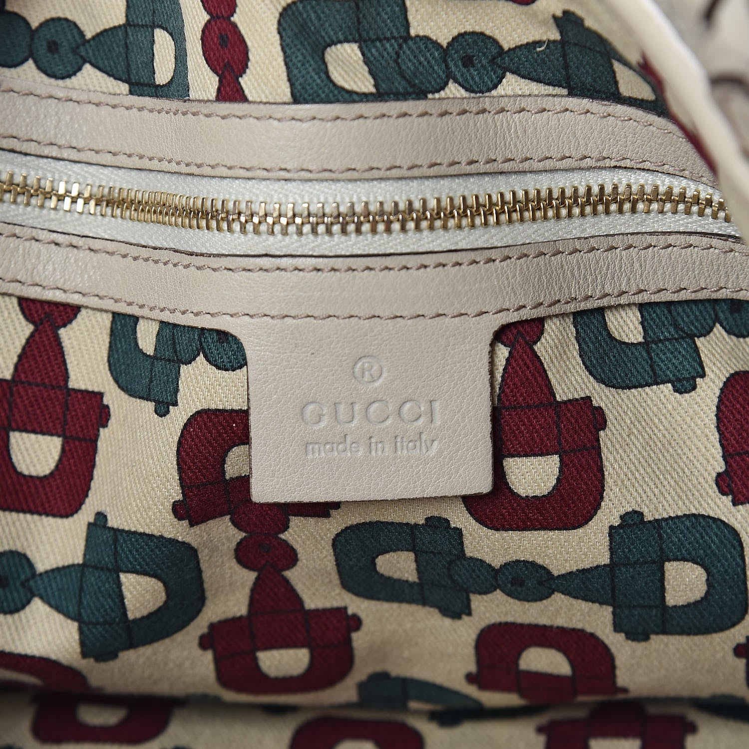 Gucci Guccissima Medium Pelham Shoulder Bag Off White 8 of 10