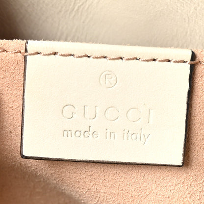 Gucci GG Supreme Monogram Moon Calfskin Small Padlock Tote Beige Ebony Mystic White 11 of 11