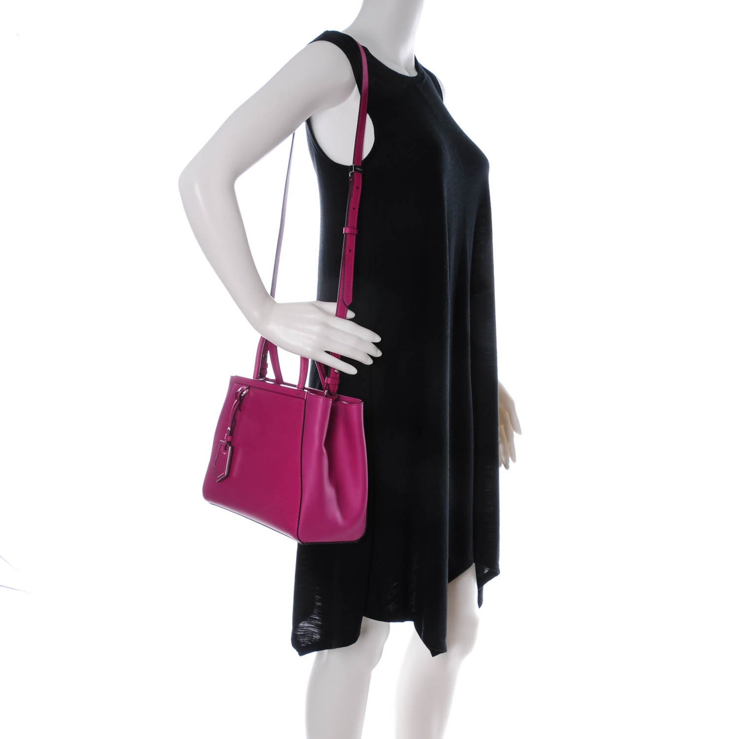 Vitello Elite Petite 2Jours Tote Magenta