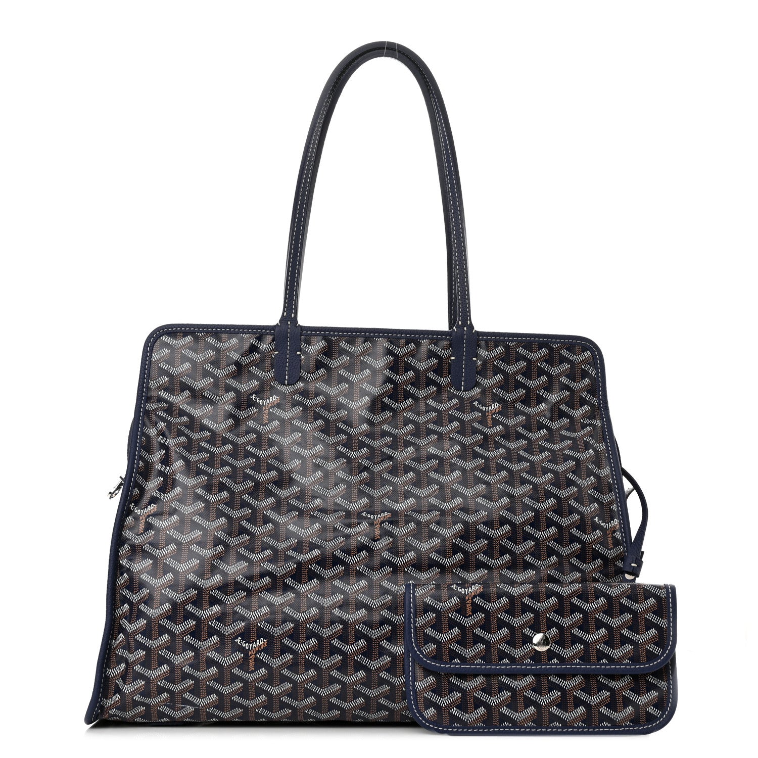 Goyard Goyardine Sac Hardy Pet Carrier PM Navy 1 of 11
