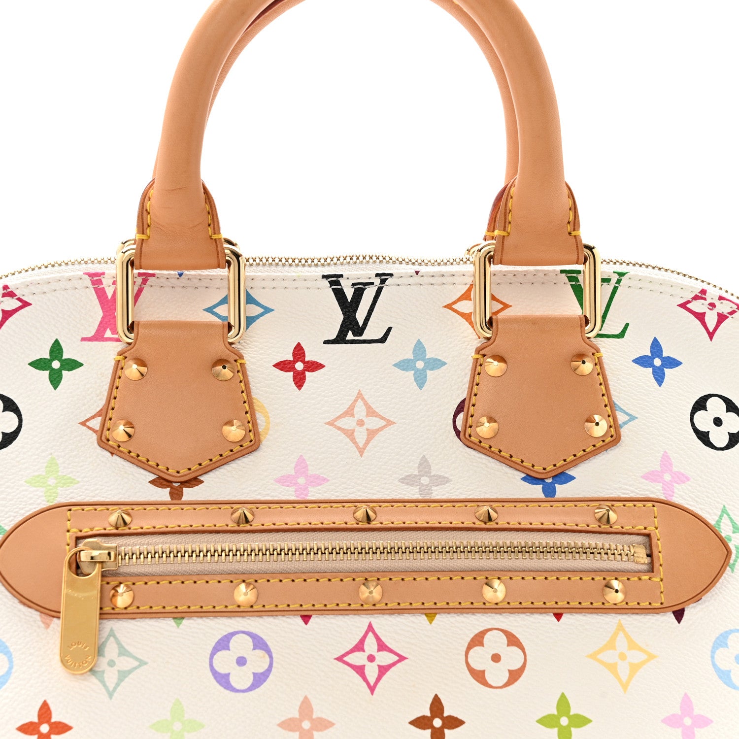 Louis Vuitton Monogram Multicolor Alma White 7 of 14