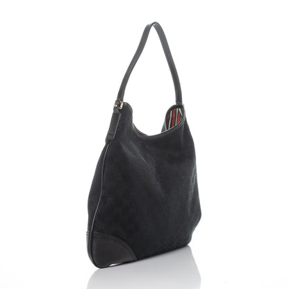 Gucci Monogram Medium New Britt Hobo Black 3 of 7