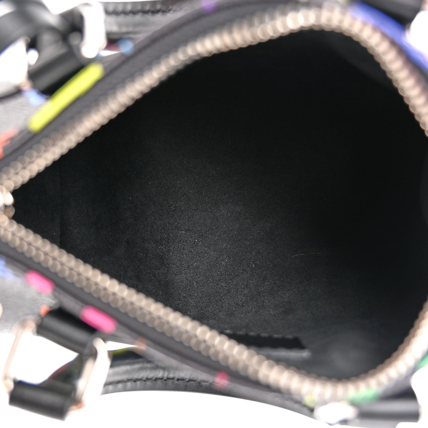 LV X TM Monogram Multicolor Nano Speedy Black