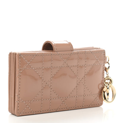Christian Dior Patent Cannage Lady Dior 5-Gusset Card Holder 3 of 7