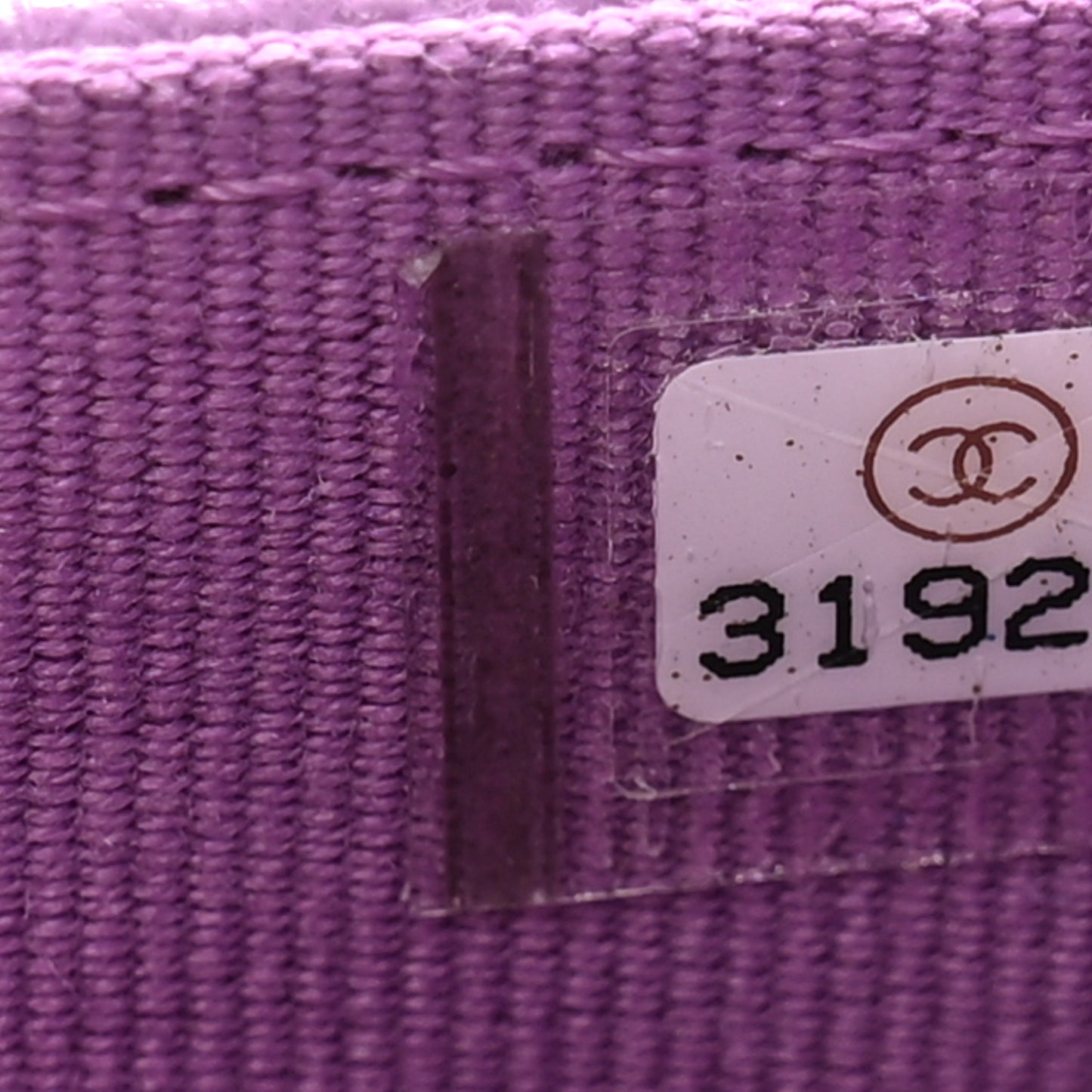 Caviar Quilted Flap Card Holder Wallet Purple