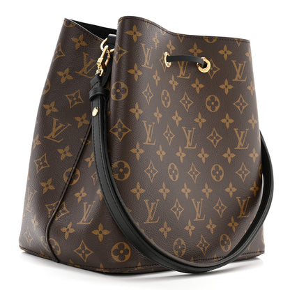 Louis Vuitton Monogram Neonoe MM Black 3 of 10